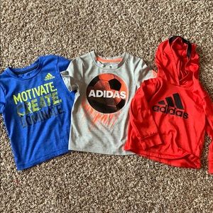 Toddler boy-Adidas tops